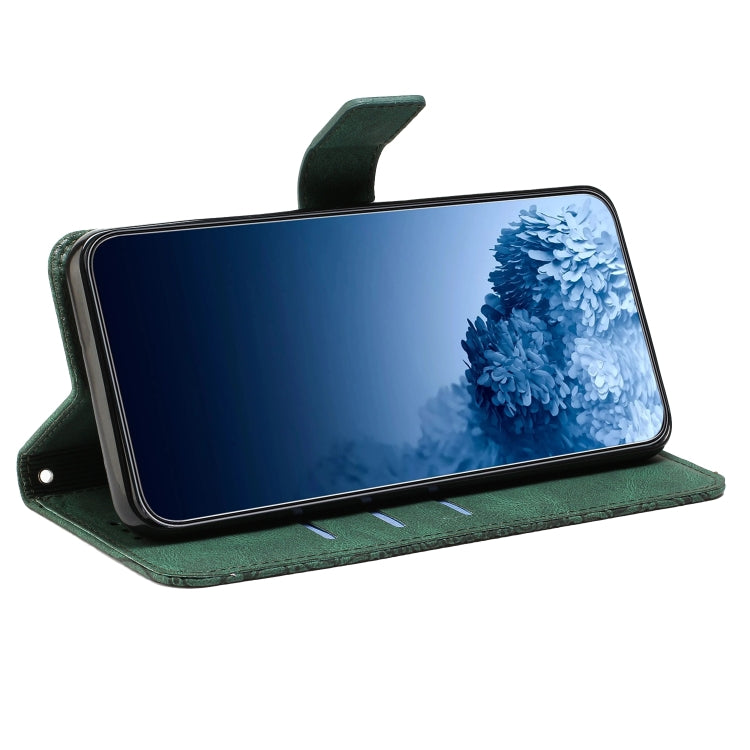 Para Samsung Galaxy A52 4G / 5G Mandala Flip Flip Leather Case (verde)