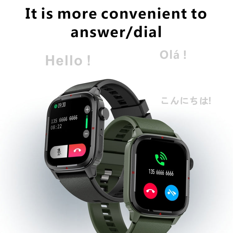 Smart Watch Q25 1.7 Pulgadas TFT HD Soporte Llamadas Bluetooth Presión Arterial (Gris)