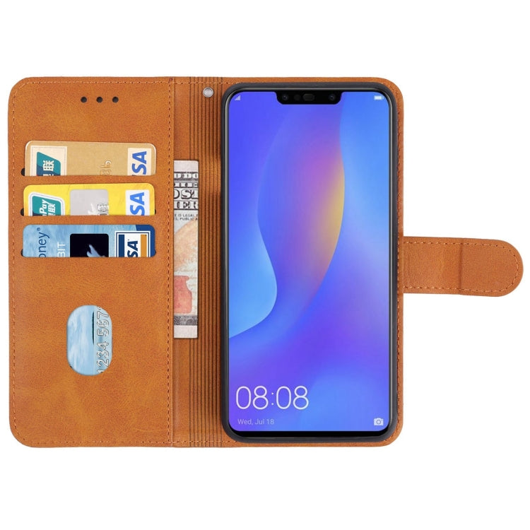 Funda de Cuero para Huawei Nova 3I Caja (Marrón)