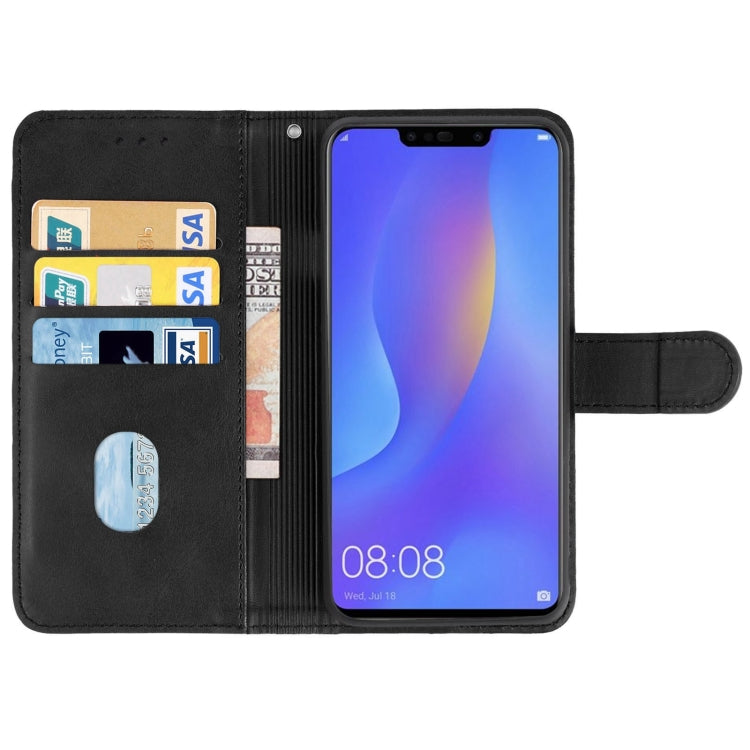 Caja de Cuero para Teléfono Huawei Nova 3I (Negro)