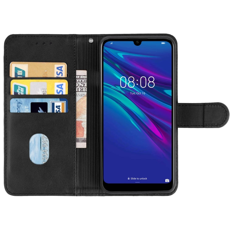 Caja de Cuero para Teléfono Huawei Y6 2019 (Negro)