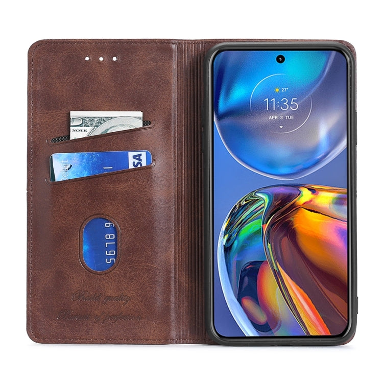 Para Samsung Galaxy A13 5G Textura de vaca Magnetic Horizontal Flip Cuero Caja (azul)