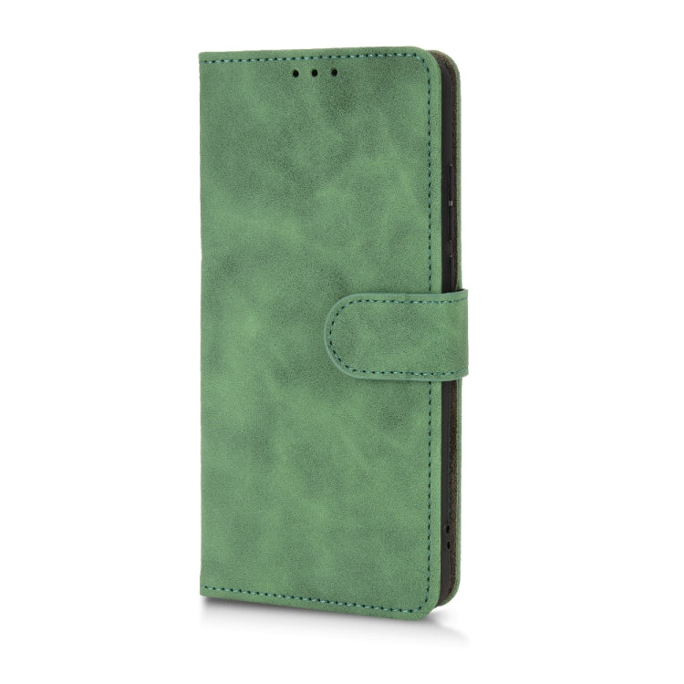 Para la caja del teléfono de cuero Magnetic Feel Magnetic de ZTE Blade A52 (verde)