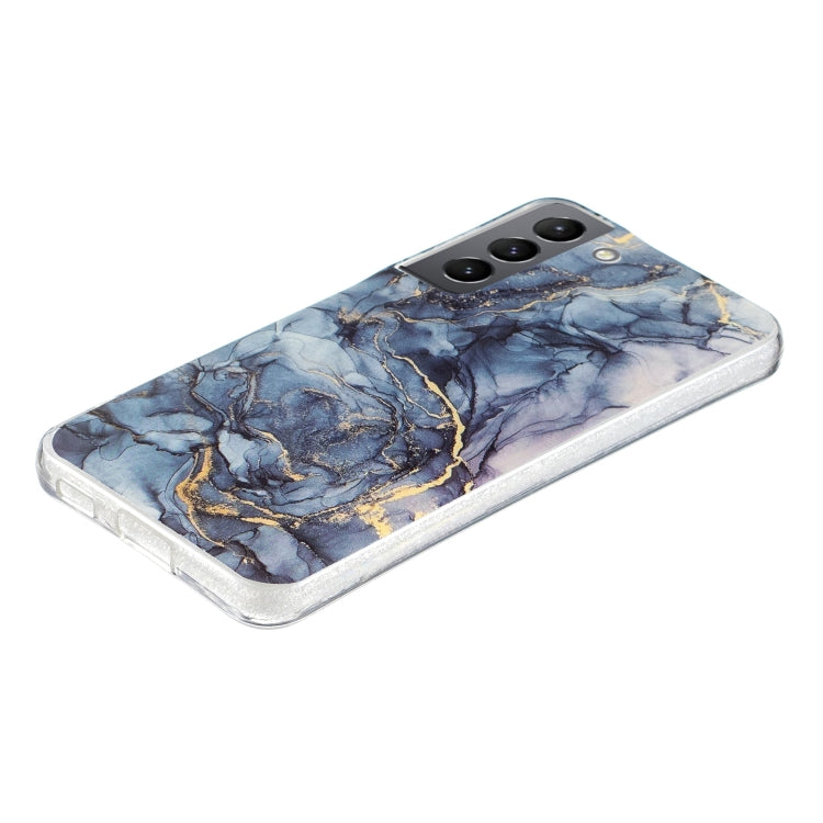 Para Samsung Galaxy S22 5G IMD Marble Pattern TPU Funda para teléfono (gris)