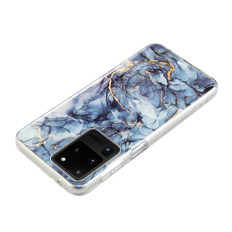 Para Samsung Galaxy S20 Ultra 5G IMD Marble Pattern TPU Funda para teléfono (gris)