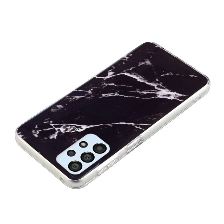 Para Samsung Galaxy A53 5G IMD Marble Pattern TPU Phone Case (Negro)