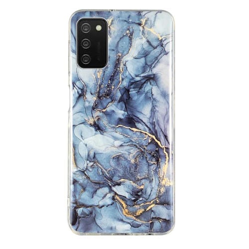 Funda para Teléfono Samsung Galaxy A02S Imd Marble Pattern TPU (Gris)