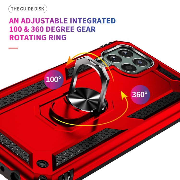 Para Samsung Galaxy M33 5G Global Shockproof TPU + PC Phone Case (Rojo)