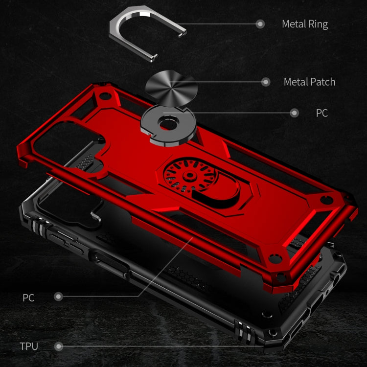 Para Samsung Galaxy M33 5G Global Shockproof TPU + PC Phone Case (Rojo)