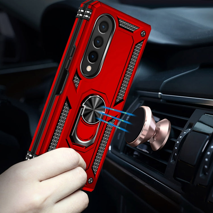 Para Samsung Galaxy Z Fold4 a prueba de golpes TPU + PC Phone Case (Rojo)