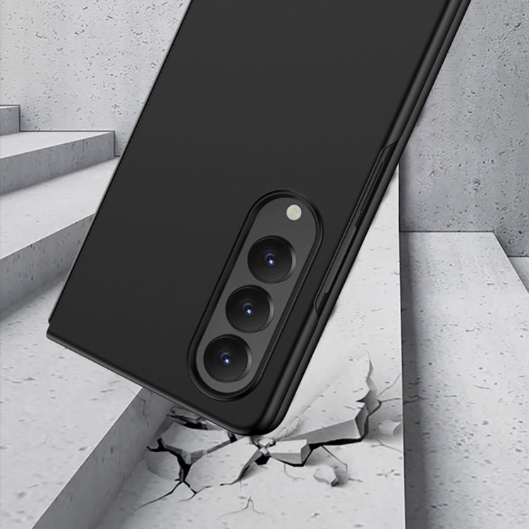 Para Samsung Galaxy Z Flip4 GKK Estuche para teléfono ultrafino todo incluido a prueba de golpes (marrón)
