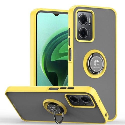 Para Xiaomi Redmi Note 11E Q Shadow 1 Series TPU y PC Phone Case (Amarillo)
