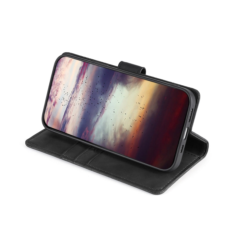 Funda de Cuero OnePlus Ace Racing Skin Cocodrilo con Cierre Magnético (Negro)