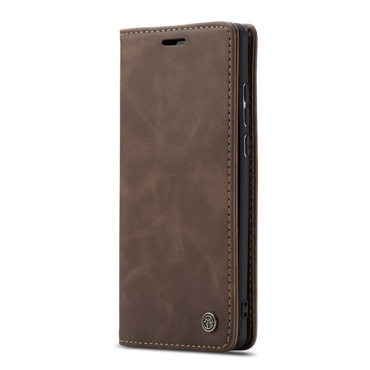 Para Huawei P40 Pro CaseMe-013 Estuche de cuero con tapa horizontal multifuncional con ranura para tarjeta, soporte y billetera (café)