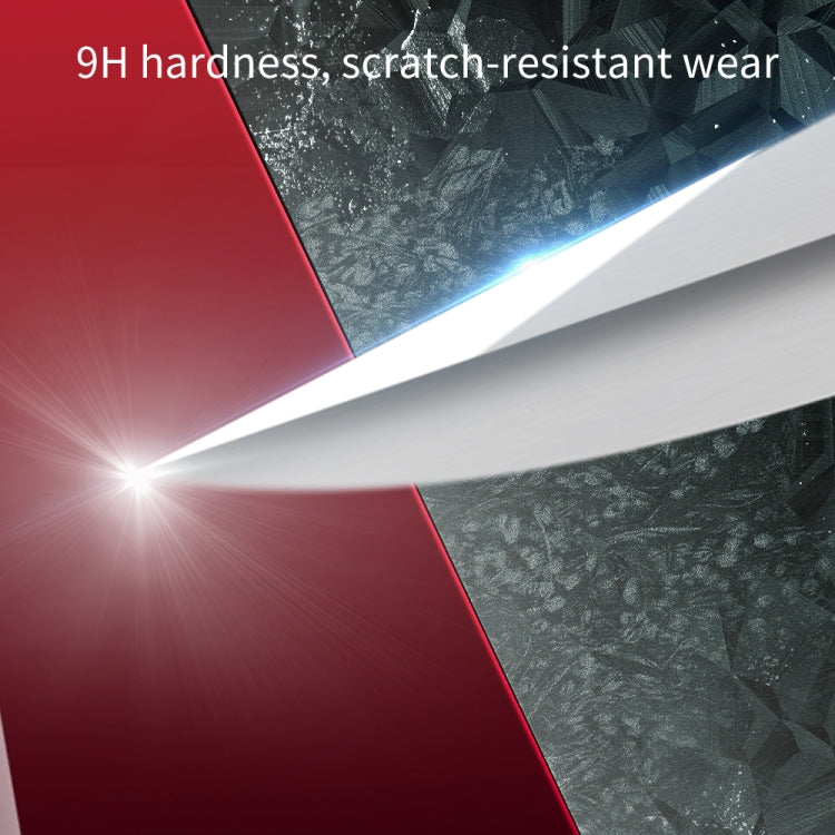 Para Huawei Maimang 10 Gradient Color Glass Case (Púrpura Rojo)