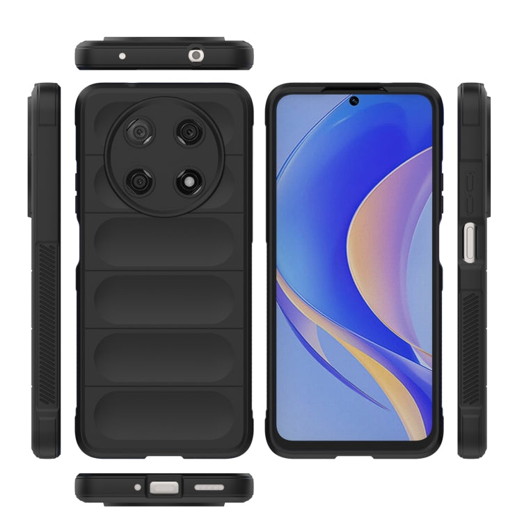 Protector Magic Shield TPU + Funda de Franela para Huawei Nova Y90 Enjoy 50 Pro (Blanco)