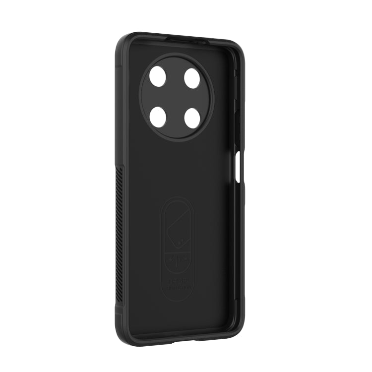 Protector Magic Shield TPU + Funda de Franela para Huawei Nova Y90 Enjoy 50 Pro (Blanco)