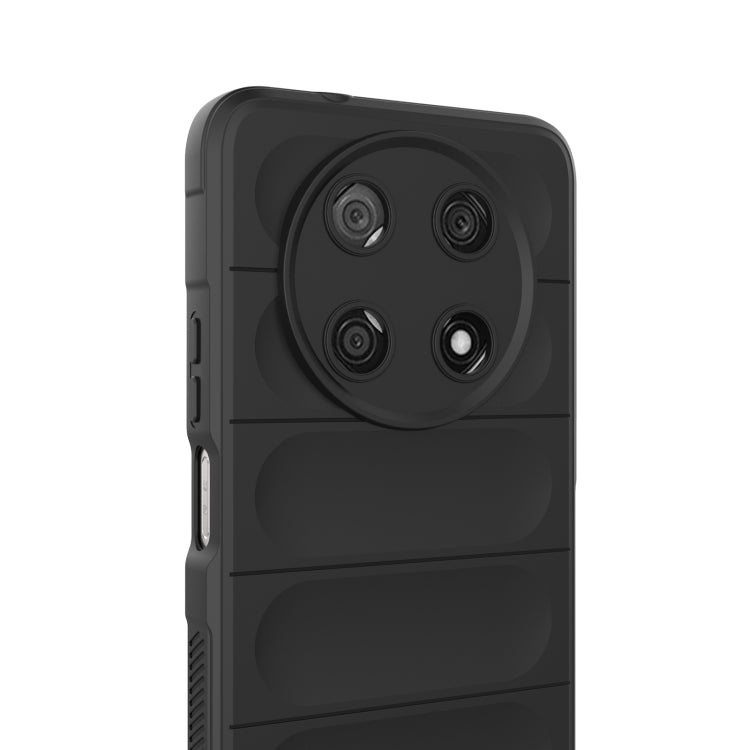 Protector Magic Shield TPU + Funda de Franela para Huawei Nova Y90 Enjoy 50 Pro (Blanco)