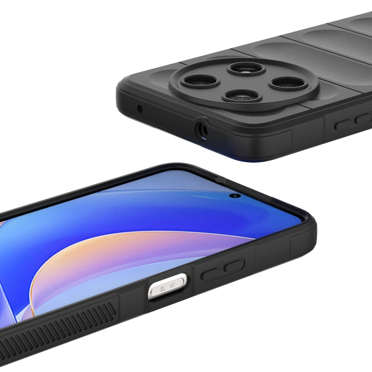 Funda TPU Magic Shield + Estuche Franela para Huawei Nova Y90 Enjoy 50 Pro (Gris)