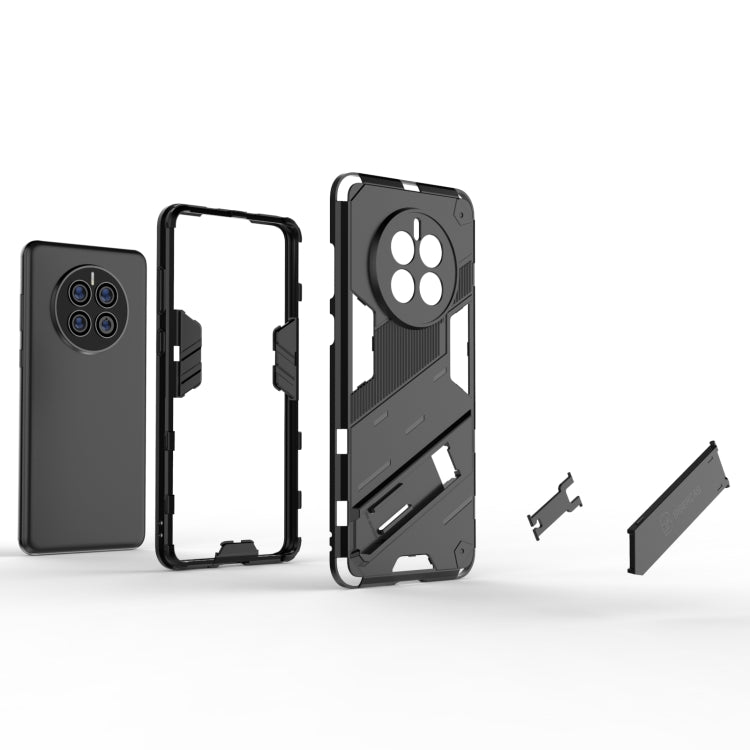 Funda 2 en 1 Huawei Mate 50 Punk Armor PC + TPU a Prueba de Golpes con Soporte Invisible (Rojo)
