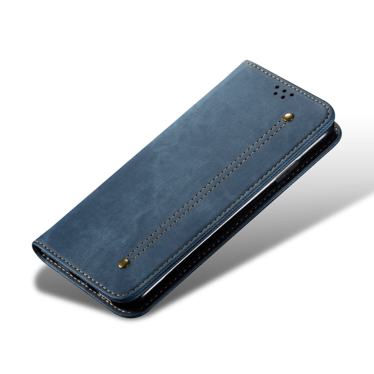 Funda de Cuero con Tapa Horizontal para Huawei Nova Y90 4G Enjoy 50 Pro (Azul)