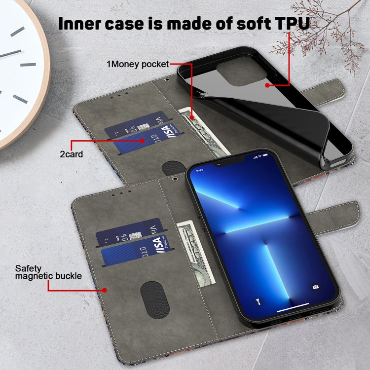 Funda para Sony Xperia 10 III de Cuero 3D Pintada con Diseño Mandala