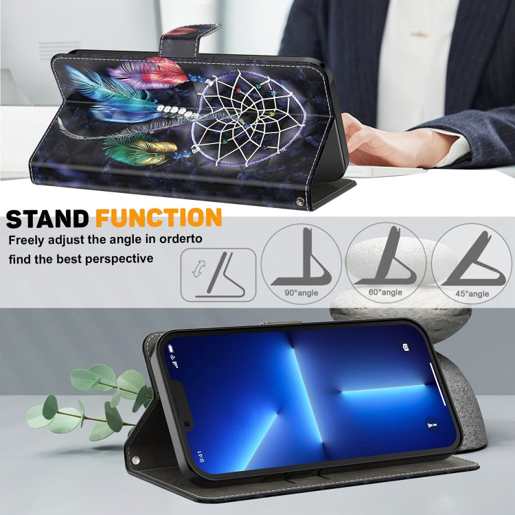 Estuche para Sony Xperia 1 IV de Cuero Pintado en 3D Atrapasueños Colorido