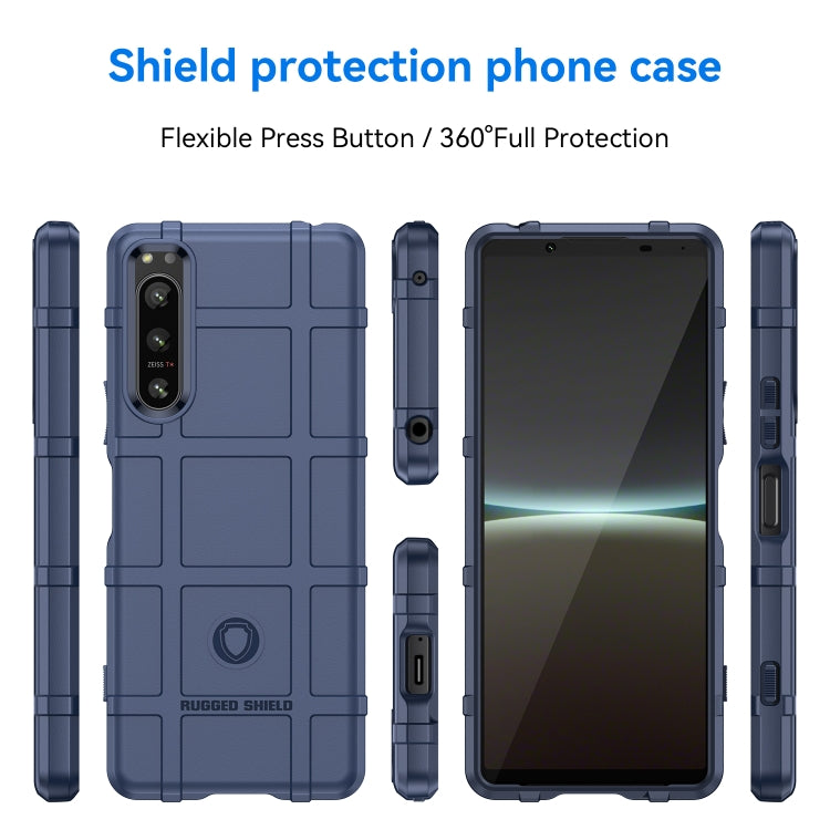 Para Sony Xperia 5 IV Cobertura completa Funda de teléfono TPU a prueba de golpes (Azul)