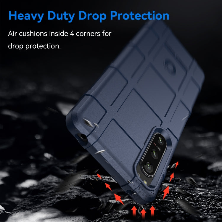 Para Sony Xperia 5 IV Cobertura completa Funda de teléfono TPU a prueba de golpes (Azul)