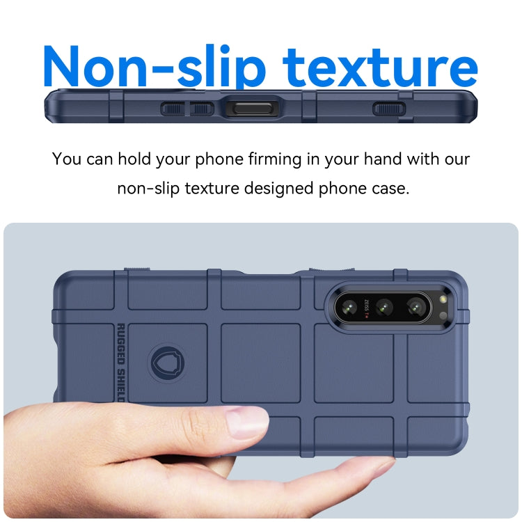 Para Sony Xperia 5 IV Cobertura completa Funda de teléfono TPU a prueba de golpes (Azul)