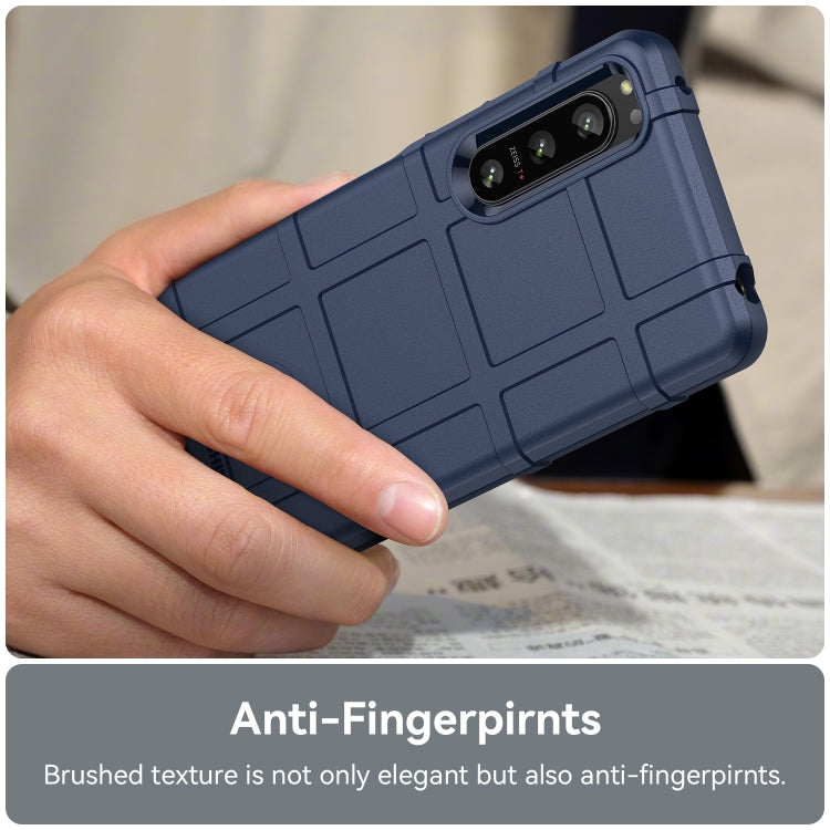 Para Sony Xperia 5 IV Cobertura completa Funda de teléfono TPU a prueba de golpes (Azul)