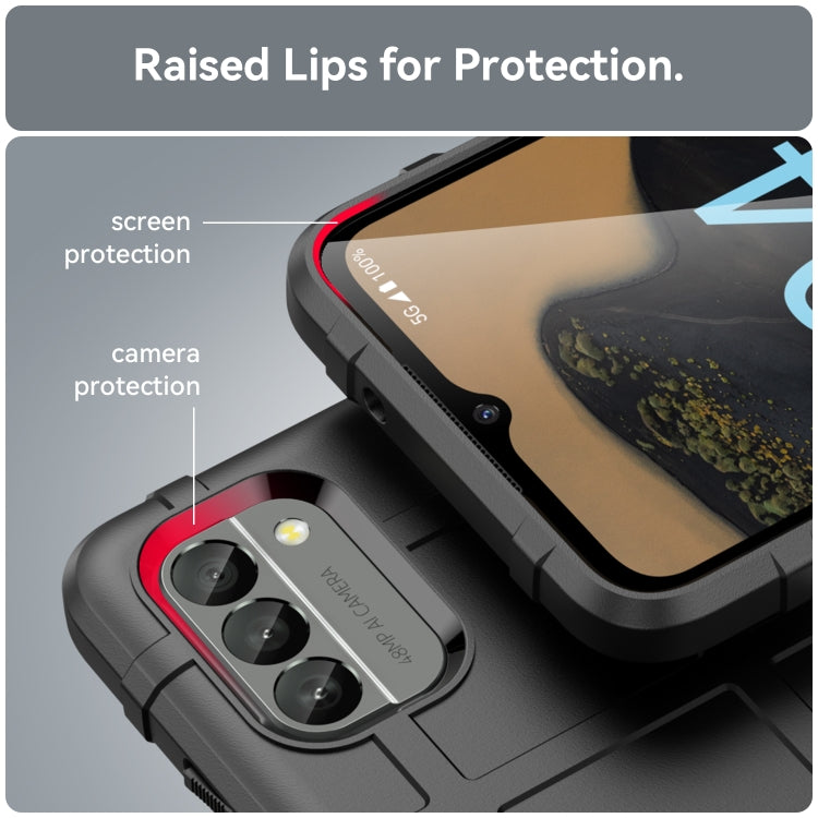 Para Nokia G400 5G Cobertura completa Funda de teléfono TPU a prueba de golpes (Negro)