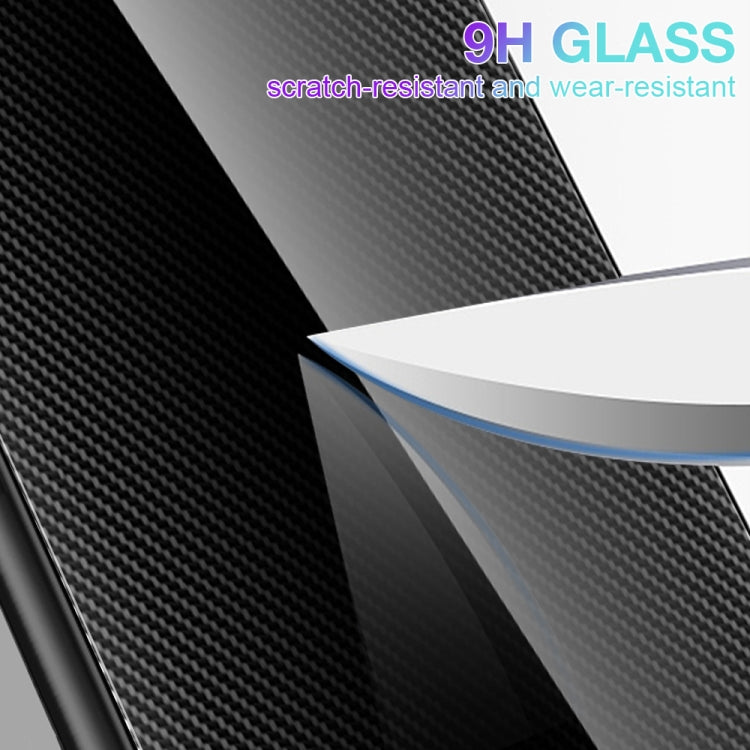 Para Huawei Enjoy 20 5G Textura Gradient Glass TPU Phone Case (Blanco)