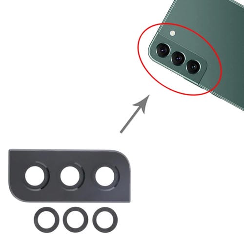 Copertura dell'obiettivo della fotocamera Samsung Galaxy S22+ 5G SM-S906B (10 pezzi)