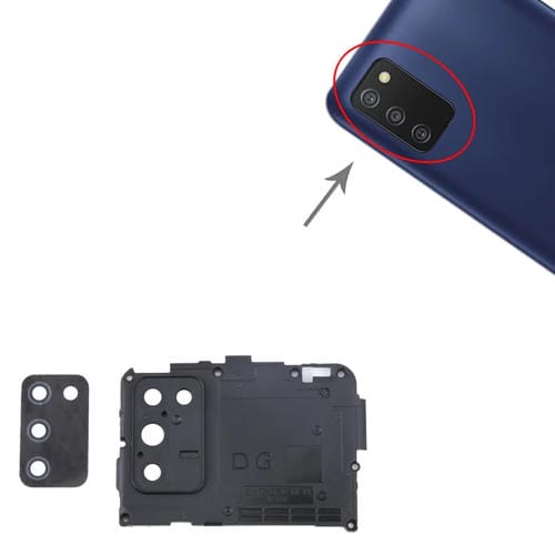 Copertura dell'obiettivo della fotocamera Samsung Galaxy A03S SM-A037F (10 pezzi)