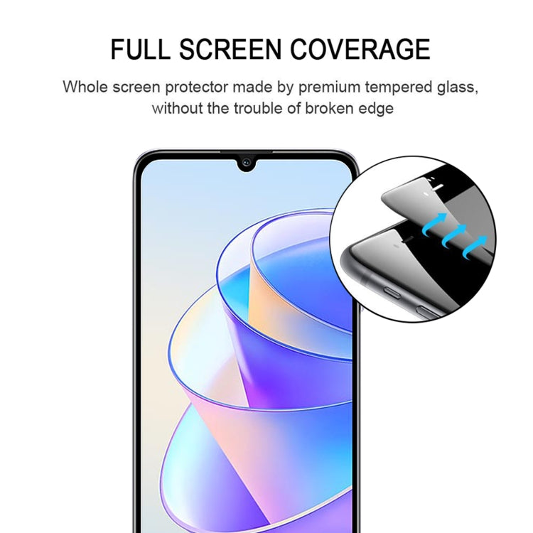 Para Honor Play 40 Plus / Play7T Pegamento completo Protector de pantalla de cubierta completa Película de vidrio templado