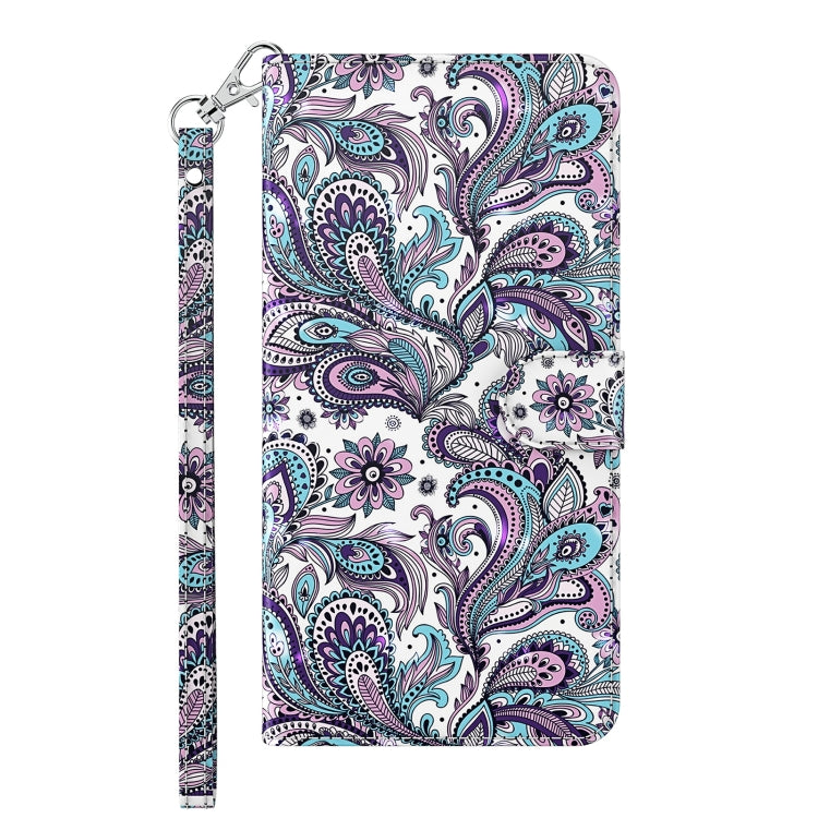 Funda para Sony Xperia 5 IV TPU 3D con Patrón de Pintura y PU (Remolino)
