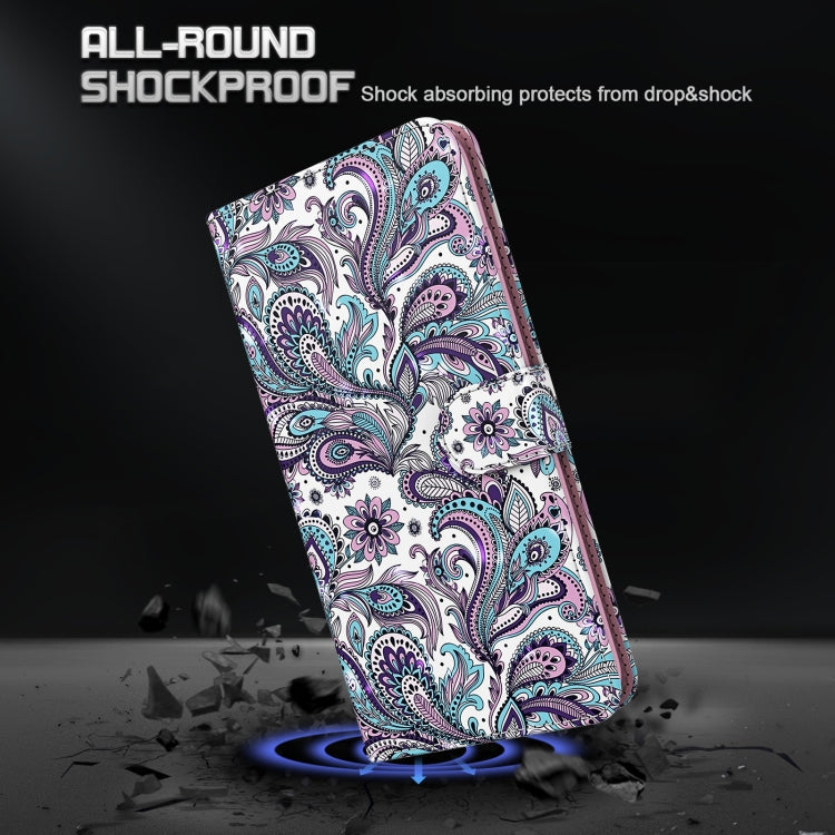 Funda para Sony Xperia 5 IV TPU 3D con Patrón de Pintura y PU (Remolino)