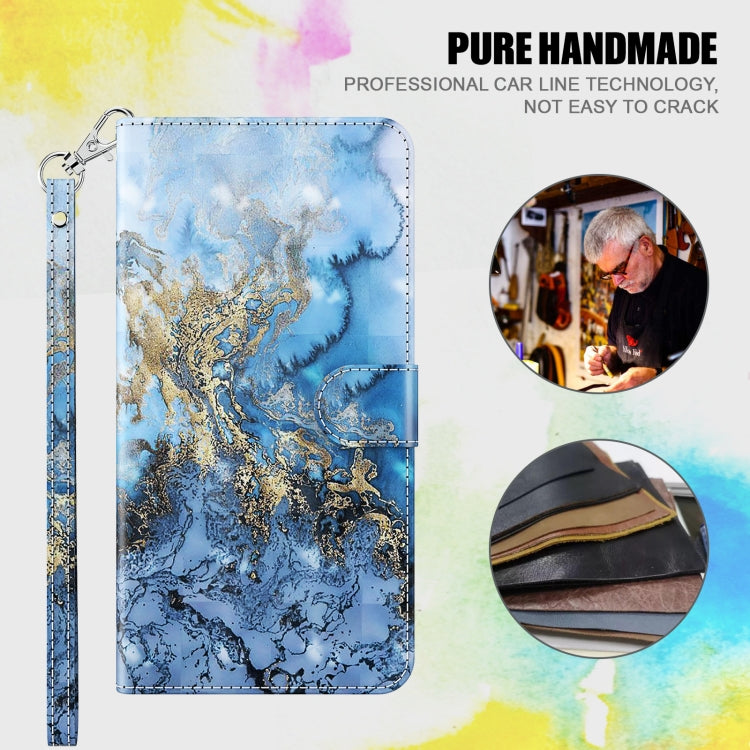 Funda para Sony Xperia 5 IV TPU 3D Patrón de Pintura + PU (Vía Láctea)