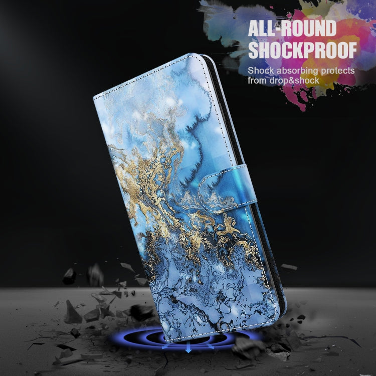 Funda para Sony Xperia 5 IV TPU 3D Patrón de Pintura + PU (Vía Láctea)