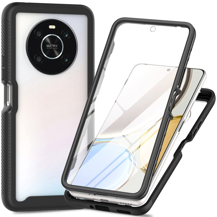 Estuche híbrido a prueba de golpes para Honor X9 4G 5G y Magic4 Lite (Negro)