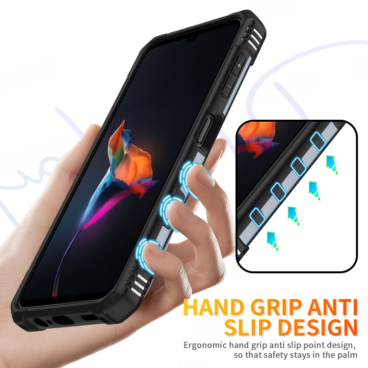Para Samsung Galaxy A14 5G Ring Holder Phone Case (Gris)