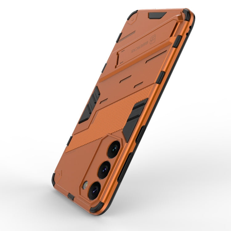 Para Samsung Galaxy S23+ 5G Punk Armor 2 en 1 PC + TPU Funda para teléfono a prueba de golpes con soporte invisible (naranja)