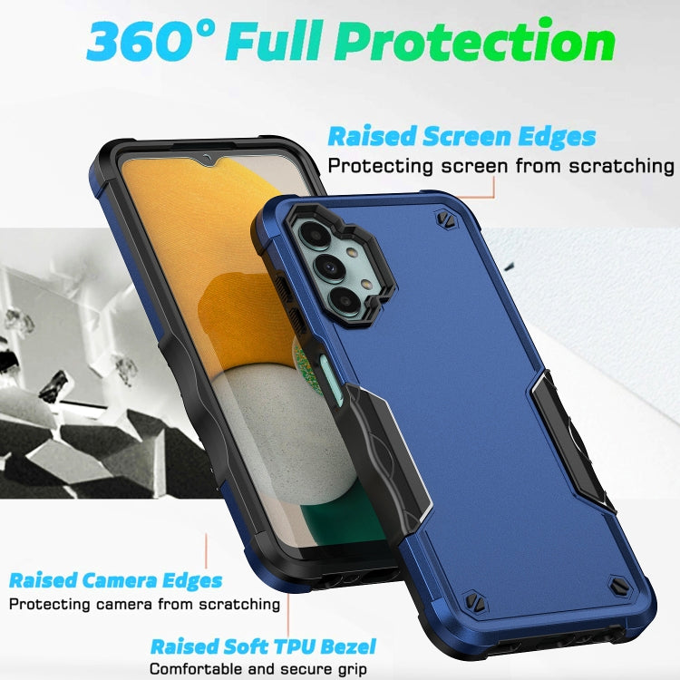Para Samsung Galaxy M13 / A13 Funda antideslizante para teléfono con armadura a prueba de golpes (rosa)