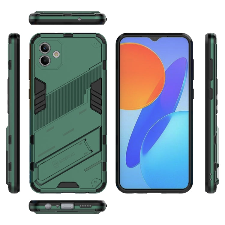 Para Samsung Galaxy A04 4G Punk Armor 2 en 1 PC + TPU Funda para teléfono a prueba de golpes (Verde)