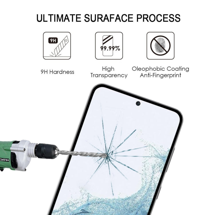 Para Samsung Galaxy S23 5G 3D Curved Edge Full Screen Edge Pegamento Película de vidrio templado
