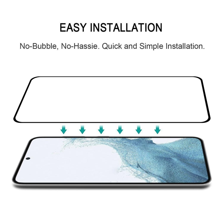 Para Samsung Galaxy S23 5G 3D Curved Edge Full Screen Edge Pegamento Película de vidrio templado