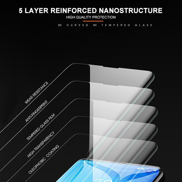 Para Samsung Galaxy S23+ 5G Protector de pantalla de pegamento completo curvo líquido UV