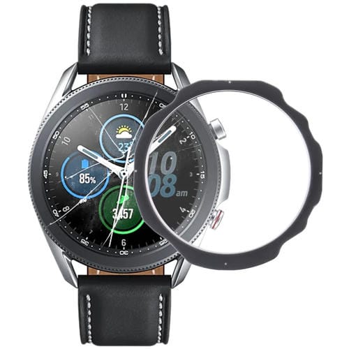 Obiettivo in vetro Samsung Galaxy Watch 3 45mm SM-R840/R845 Schermo frontale (Nero)