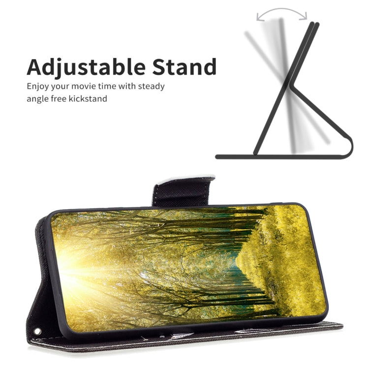 Para Motorola Moto G72 Patrón de dibujo Funda de cuero para teléfono (Smirk)